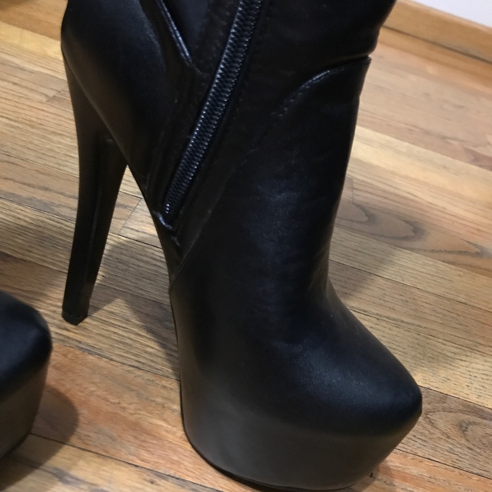 6"platform heels